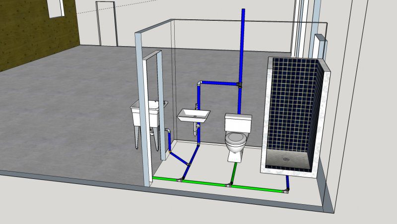 Garage Bathroom Plumbing