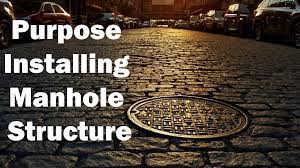 Purpose installing manhole structure