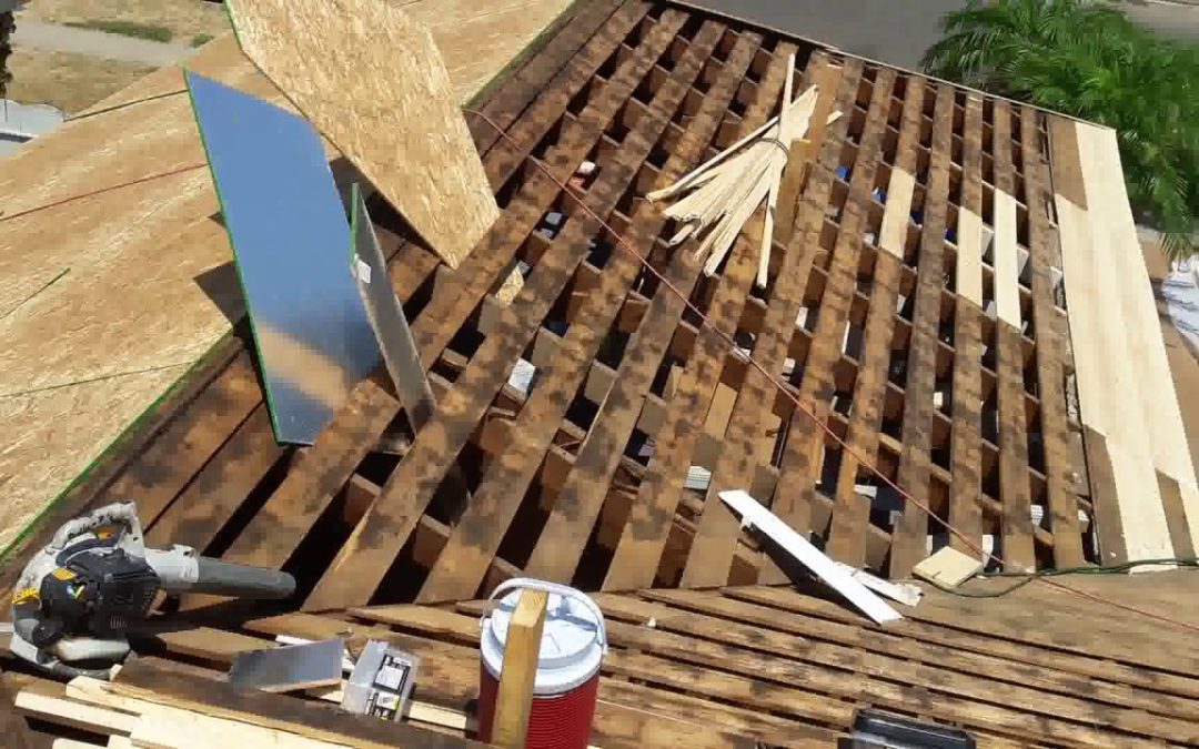 How to get Plywood on Roof