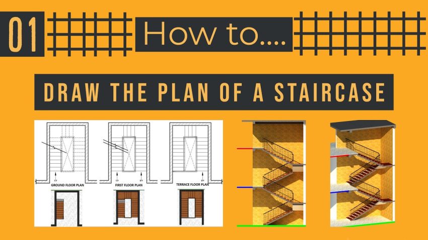 How To Draw Stairs On A Floor Plan