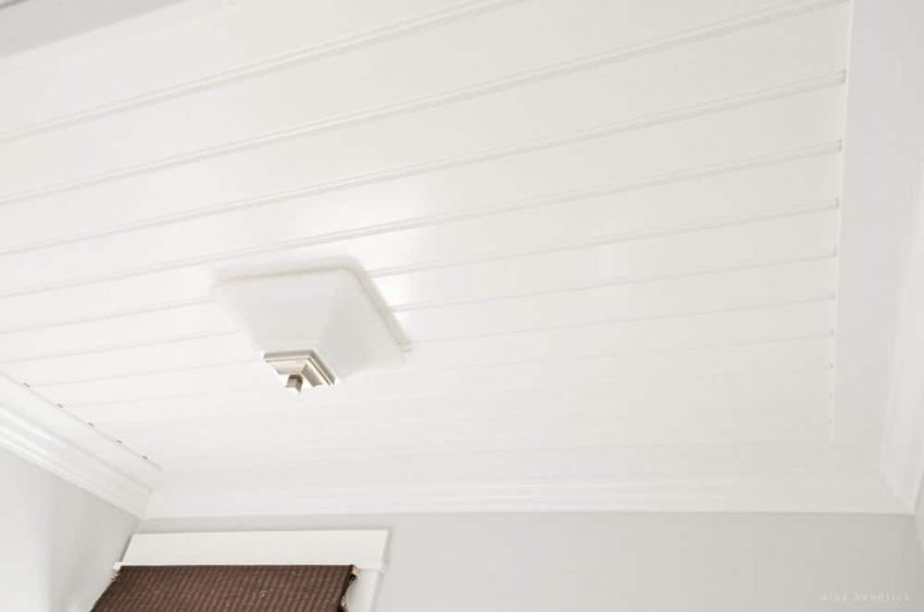 How to Install a Beadboard Ceiling in Your Bathroom