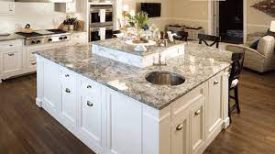 How to Decorate with Silver Falls Granite with White Cabinets