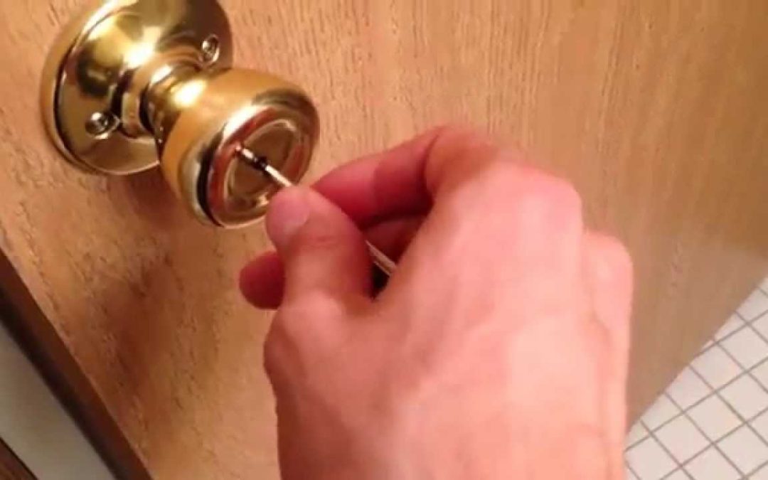 How to Install a Bedroom Door Lock from Outside