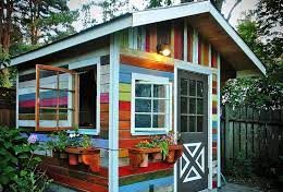 How to Decorate with Colorful Sheds