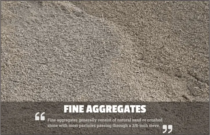What Are the Benefits of Using Fine Aggregate?