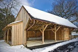 timber frame shed
