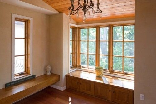 The Timeless Elegance of Wood Windows with White Trim