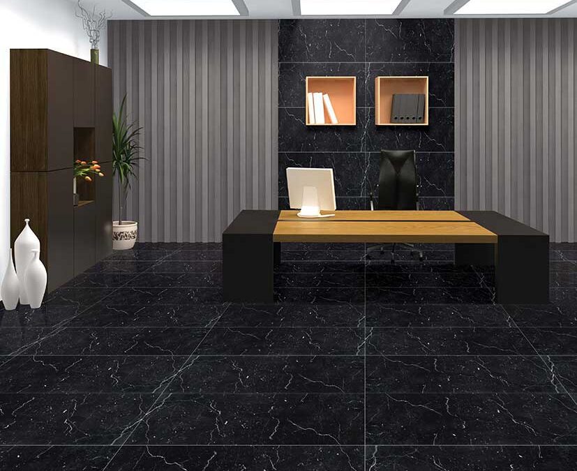 Black Marble Floors in Interior Design