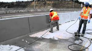 rubbed concrete finish