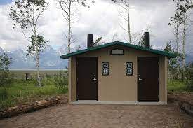 Campground vault toilets