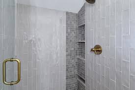 Vertical tile showers