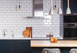 White Subway Tiles with Black Grout