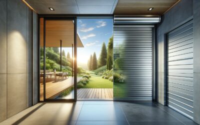Design Benefits of Sliding Glass Doors Over Roller Doors