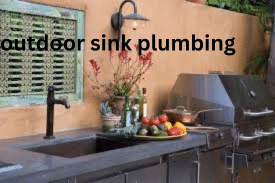 outdoor sink plumbing