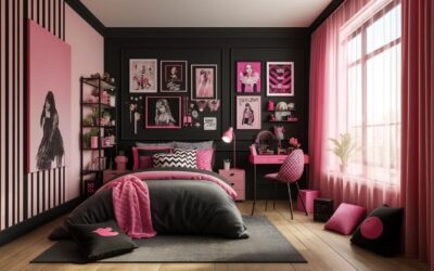 Teen Dream: Creating a Trendy Pink and Black Bedroom Theme