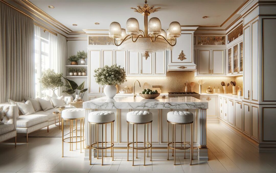 How to Style a White and Gold Kitchen: Tips for a Glamorous Look