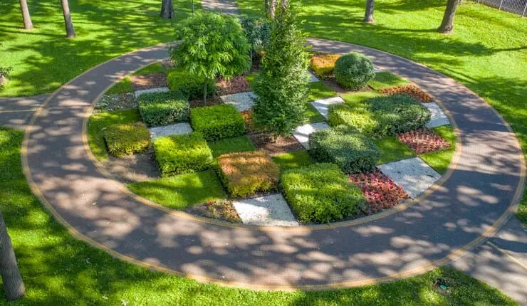 Semi Circular Driveway Landscaping Ideas