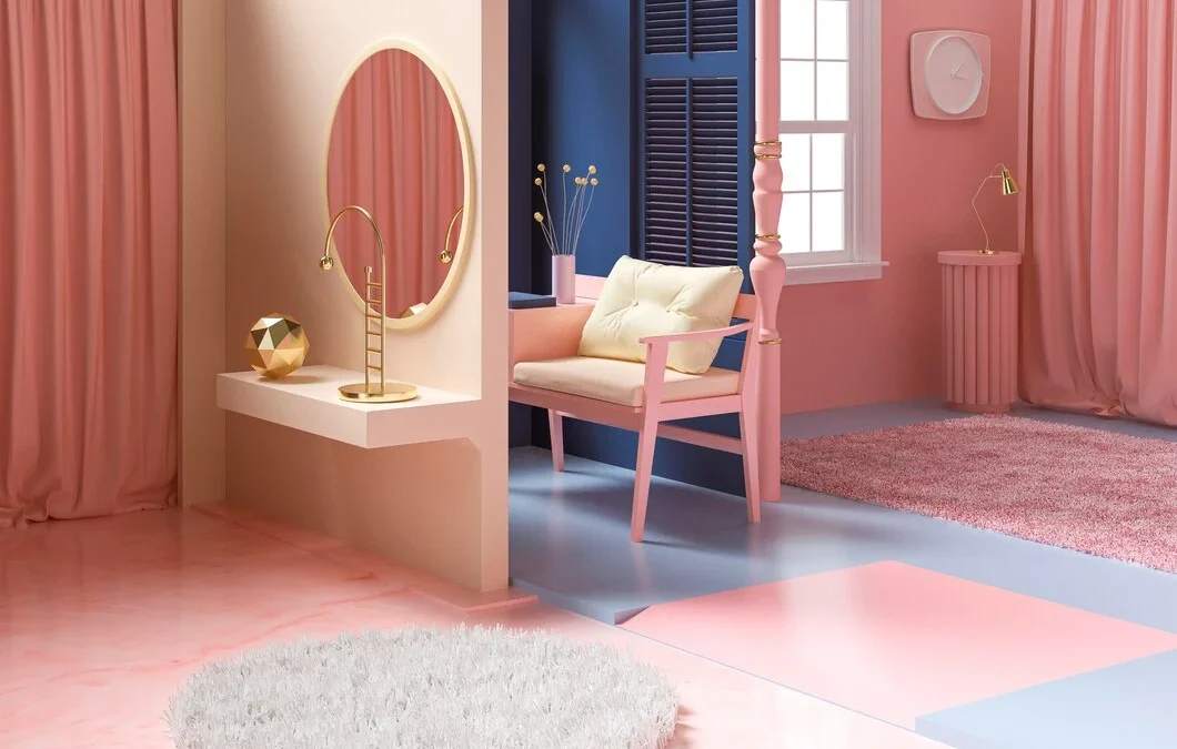 Pink Vinyl Flooring